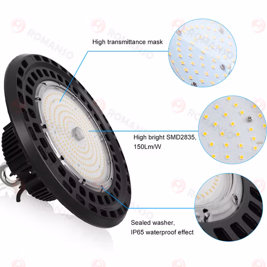 LED 선형 하이 베이 광 센서 하이 베이 IP65 ETL CB 60W-300W 창고용 선형 하이 베이 비상 조명